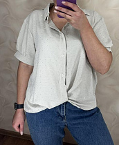 Рубашка Levisha 26120 l.grey - делук