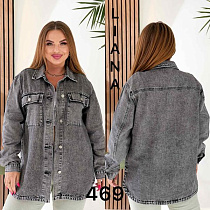 Рубашка Beki 469 grey - делук