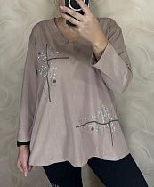 Свитер Levisha 27097 beige - делук