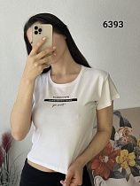 Футболка Fsn 6393 white - делук