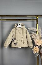 Куртка Delfinka HL905 beige - делук