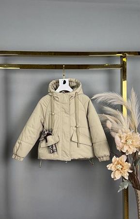 Куртка Delfinka HL905 beige - делук