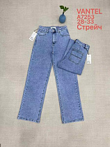 Джинсы Vanver A7253 l.grey - делук