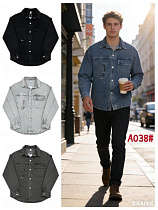 Рубашка Lina A038 blue - делук