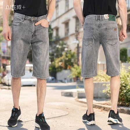 Шорты Lili 19209 l.grey - делук