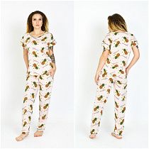 Пижама Пижама-Ок 6018-P3(04076) white - делук