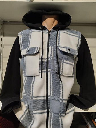 Рубашка Panda 1376 grey - делук