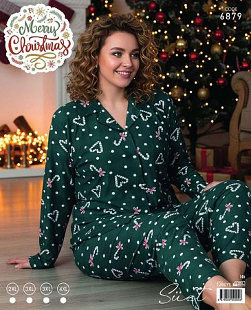 Пижама Estima 6879 green - делук