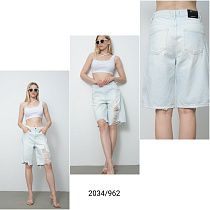 Шорты Jeans Style 2034-962 l.blue - делук