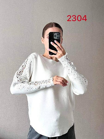 Свитер Fsn 2304 white - делук