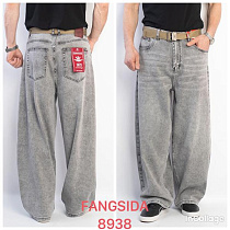 Джинсы Fangsida 8938 l.grey - делук
