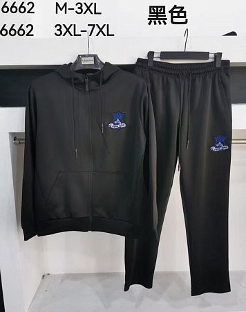 Костюм Спорт Vanda 6662 black (3XL-7XL) - делук