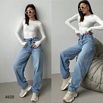 Джинсы Jeans Style 4608 blue - делук
