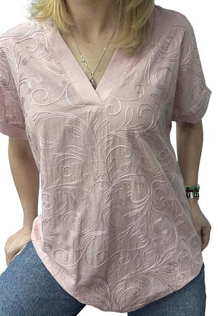 Футболка Elena&Vika 26003 powder - делук