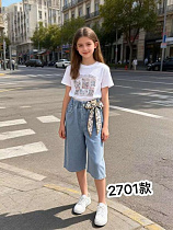 Бриджи Farbique 2701 l.blue - делук