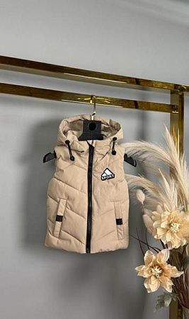Жилетка Delfinka 50161 beige - делук