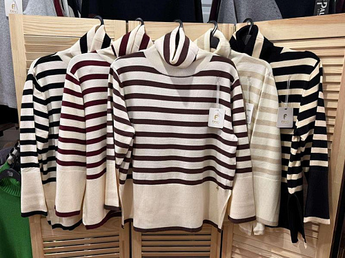 Свитер Emsweekis E1009 white-brown - делук