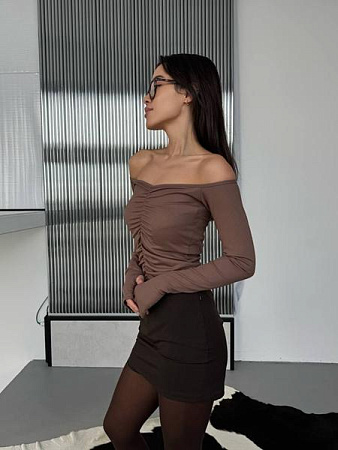 Свитер Arina 4257 brown - делук