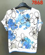 Футболка Lida 7868 white - делук