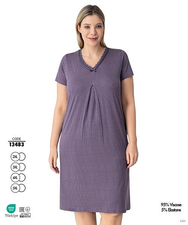 Ночнушка Trikotag 13483 violet - делук