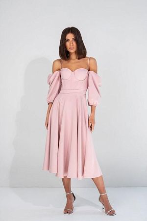 Платье Odis 849 pink - делук