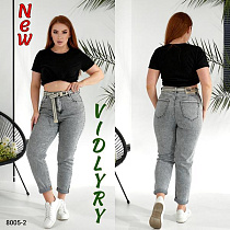 Джинсы Vidlyry 8005-2 l.grey - делук