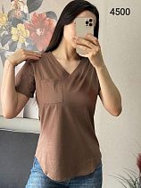 Футболка Fsn 4500 brown - делук
