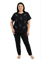 Футболка Fsn F2830 black - делук