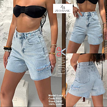 Шорты Jeans Style 5523 l.blue - делук