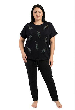 Футболка Fsn F2830 black - делук