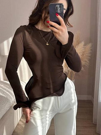 Свитер Alisa Brand 630 brown - делук