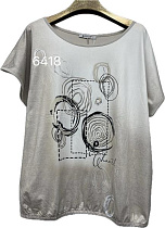 Футболка Style Nadezhda 6418 beige - делук