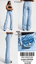 Джинсы Jeans Style 4636-4S6-3 l.blue - делук