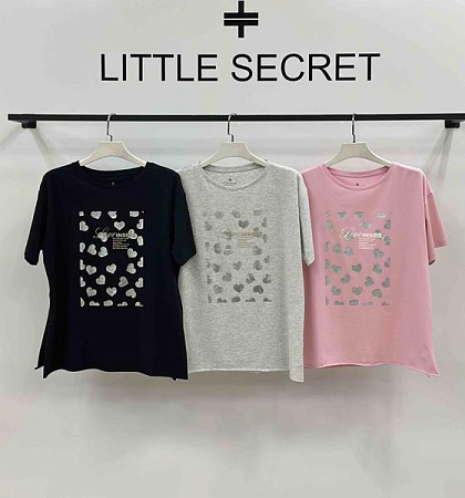 Футболка Little Secret 500514 black - делук