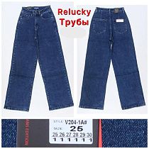 Джинсы Relucky V204-1A blue - делук