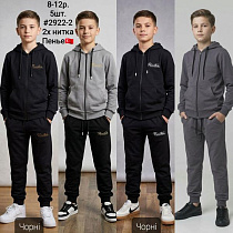 Костюм Спорт Amz 2922-2 black-white - делук