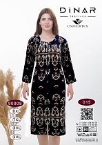 Халат Annet DO9008-15 black - делук
