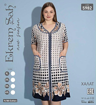 Халат Cotpark 5982 beige - делук