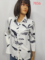 Рубашка Lida 7836 white - делук