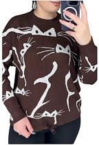 Свитер Novetly Store 25402 brown - делук