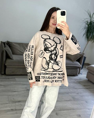 Свитер S.Style 93 beige - делук