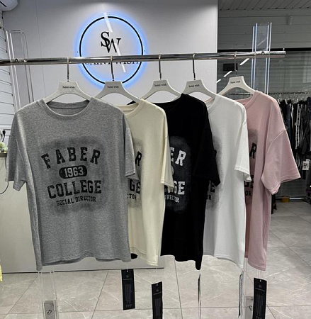 Футболка Saint Wish 1501 mix - делук