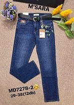 Джинсы Miss Kurry MD7278-2 blue - делук