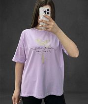 Футболка Levisha 25032 lilac - делук