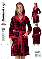 Халат Cotpark 1775 red - делук