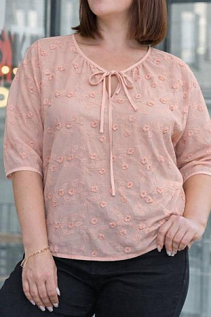 Блузка Elena&Vika 26027 peach - делук