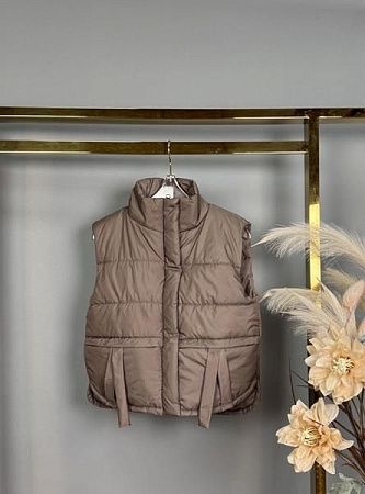 Жилетка Delfinka 640 brown - делук