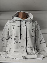 Худи Panda 1474 white - делук