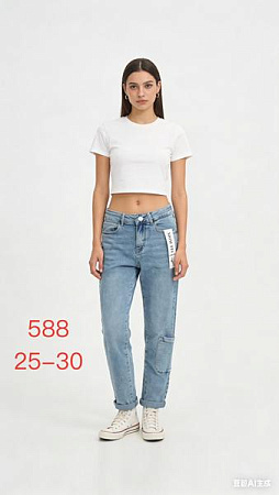 Джинсы Newjeans 588 l.blue - делук