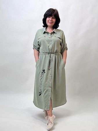 Платье Liart 652 green - делук
